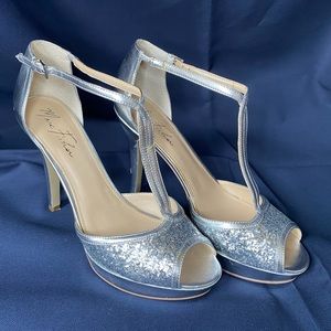 Marc Fisher heels, size 10, worn once, great condition